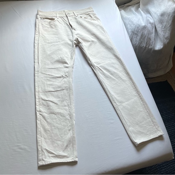 Aime Leon Dore Other - AIME LEON DORE cream ivory denim canvas straight leg jeans pants